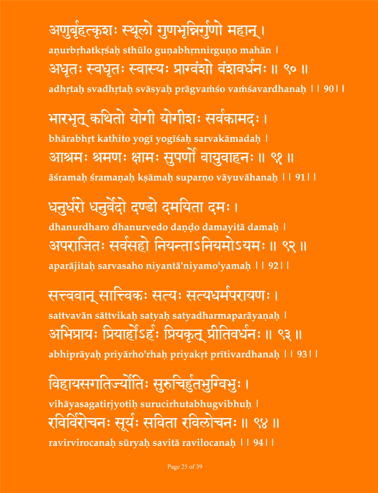 Vishnu Sahashra Nama Smaranam