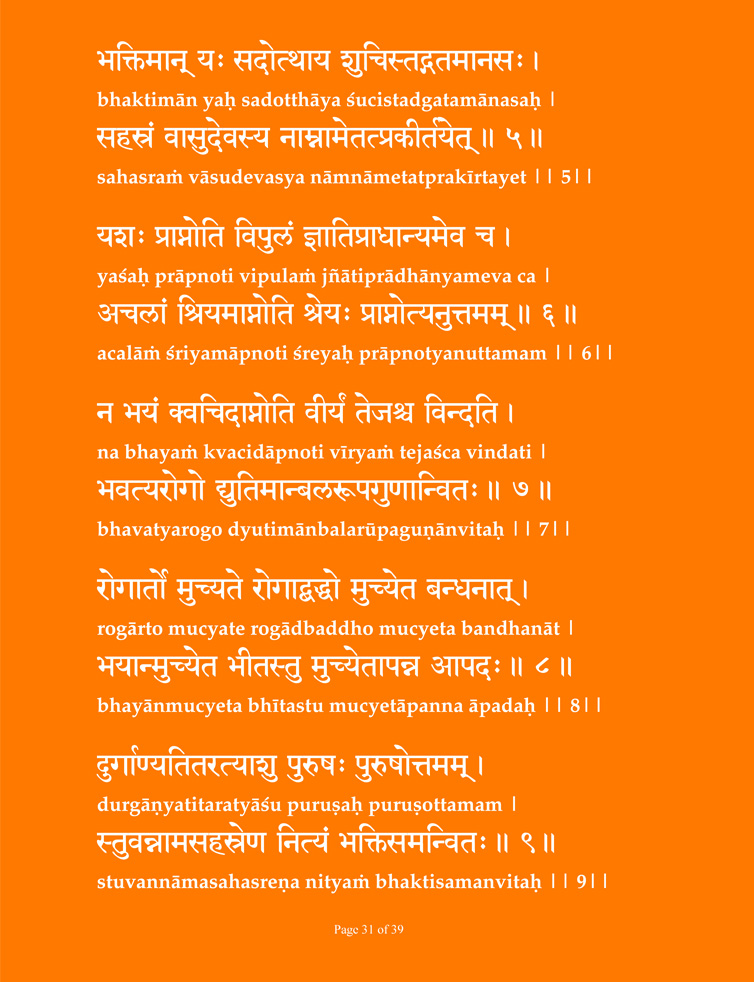 Vishnu Sahashra Nama Smaranam
