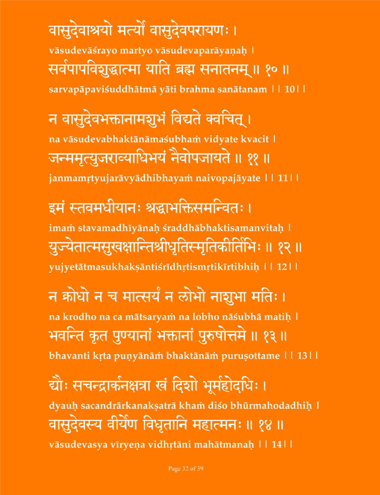 Vishnu Sahashra Nama Smaranam