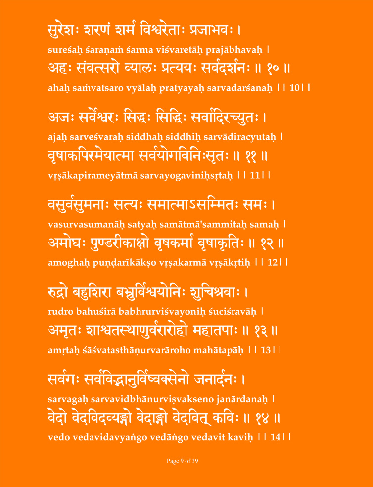 Vishnu Sahashra Nama Smaranam